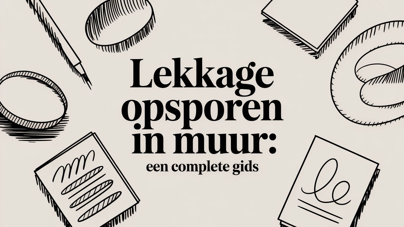 Lekkage opsporen in muur: een complete gids