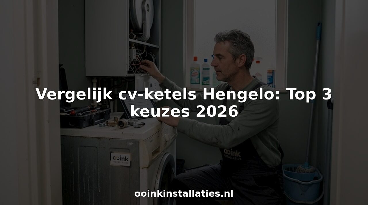 Vergelijk cv-ketels Hengelo: Top 3 keuzes 2026