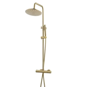 wiesbaden caral thermostatische douchesysteem met hoofddouche 25 cm