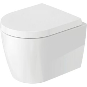 Duravit Me by Starck Compact wandcloset Rimless combipack met SoftClose zitting zonder spoelrand