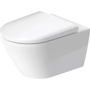Duravit D-neo wandcloset Rimless combipack met SoftClose zitting zonder spoelrand (verdekte bevestiging)