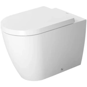 Duravit Starck Me closetpot diepspoel staand back to wall met Hygieneglaze inclusief bevestiging afvoer horizontaal wit 37x60cm