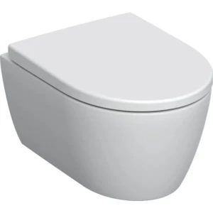 Geberit iCon Compact wandcloset diepspoel combipack met Quick Release, SoftClose zitting (Rimfree® zonder spoelrand)