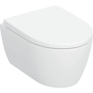 Geberit iCon Compact wandcloset diepspoel combipack met TurboFlush en Quick Release, SoftClose zitting (Rimfree® zonder spoelrand)