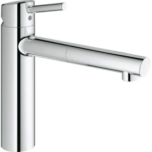 GROHE Concetto keukenkraan, medium uitloop met uittrekbare handdouche