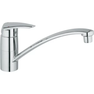 GROHE Eurodisc 1-gats keukenkraan met draaibare lage uitloop