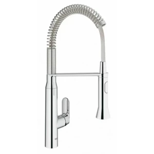 GROHE K7 keukenkraan medium met professionele handdouche met omschakeling douchestraal naar mousseur