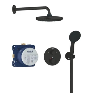 GROHE QuickFix Precision Thermostat Perfect inbouw douchesysteem met Vitalio Start 250 hoofddouche Mat zwart