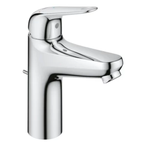 GROHE QuickFix Swift wastafelmengkraan M-size met waste Chroom