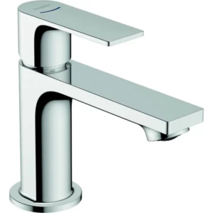 Hansgrohe Rebris E 1-greeps toiletkraan 80 voor koud water of vooraf ingestelde temperatuur zonder afvoer Chroom