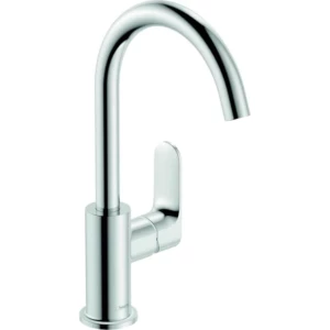 Hansgrohe Rebris S 1-greeps wastafelmengkraan 210 met draaibare uitloop en trekwaste