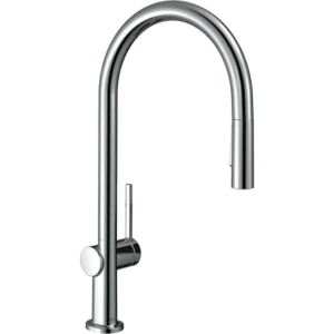Hansgrohe Talis M54 1-greeps keukenmengkraan 210 EcoSmart met uittrekbare vuistdouche, 2 straalsoorten