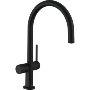 Hansgrohe Talis M54 1-greeps keukenmengkraan 220 met stopkraan voor vaatwasser zwart