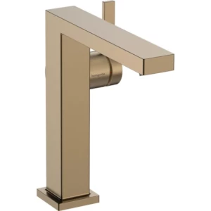 Hansgrohe Tecturis E 1-greeps wastafelkraan 150 Fine CoolStart zonder waste brons
