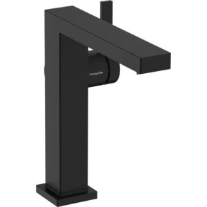 Hansgrohe Tecturis E 1-greeps wastafelkraan 150 Fine CoolStart zonder waste zwart