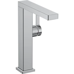 Hansgrohe Tecturis E 1-greeps wastafelkraan 210 Fine CoolStart met draaibare uitloop en PushOpen afvoerplug