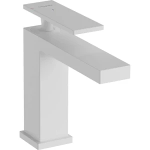 Hansgrohe Tecturis E 1-greeps wastafelmengkraan 110 CoolStart met PopUp trekwaste Mat Wit