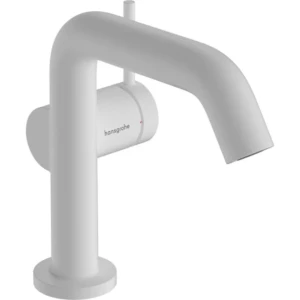 Hansgrohe Tecturis S 1-greeps wastafelkraan 110 Fine CoolStart zonder waste Mat Wit