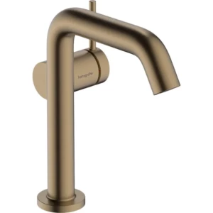 Hansgrohe Tecturis S 1-greeps wastafelkraan 150 Fine CoolStart met afvoerplug brons