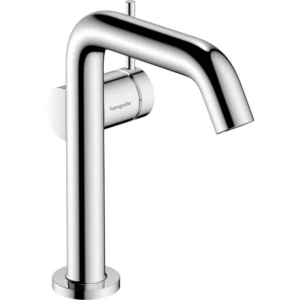 Hansgrohe Tecturis S 1-greeps wastafelkraan 150 Fine CoolStart met afvoerplug Chroom