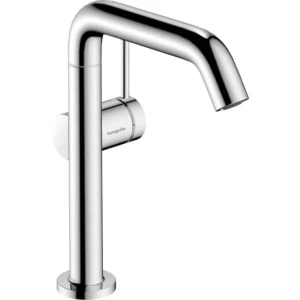 Hansgrohe Tecturis S 1-greeps wastafelkraan 210 Fine CoolStart met draaibare uitloop en PushOpen afvoerplug Chroom