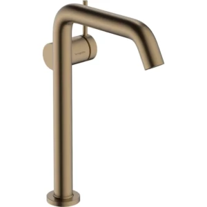 Hansgrohe Tecturis S 1-greeps wastafelkraan 240 Fine CoolStart voor waskommen, met afvoerplug brons