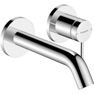 Hansgrohe Tecturis S 1-greeps wastafelkraan inbouw voor wandmontage, met uitloop 16,5 cm Chroom