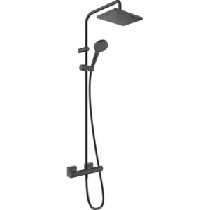 Hansgrohe Vernis Shape Showerpipe 230 1jet met douchethermostaat Mat Zwart