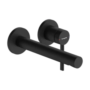 Hansgrohe Zesis S 1-greeps inbouw wastafelmengkraan met voorsprong 19,4 cm Mat zwart