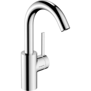 Hansgrohe Zesis S 1-greeps wastafelmengkraan 210 CoolStart met draaibare uitloop en Push Open afvoer Chroom