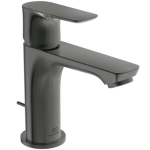 Ideal Standard Connect Air wastafelmengkraan 5 lmin met waste en slank kraanlichaam gunmetal