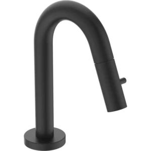 Ideal Standard Idealstream koudwaterkraan met hoge uitloop mat zwart