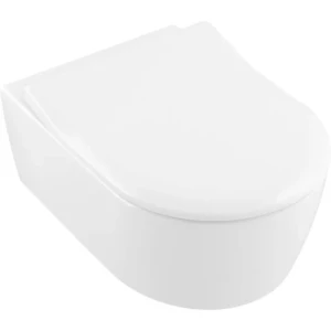 Villeroy & Boch Avento wandcloset DirectFlush combipack met SoftClose zitting zonder spoelrand