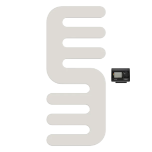 DRL E-Comfort Hand elektrische radiator met draadloze RF thermostaat (Wit)
