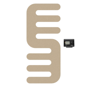DRL E-Comfort Hand elektrische radiator met draadloze RF thermostaat (Zand)