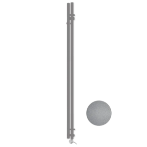 DRL E-Comfort Tubo Hook elektrische radiator met digitaal display (Gemeleerd grijs)