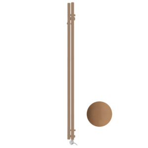 DRL E-Comfort Tubo Hook elektrische radiator met digitaal display (Metallic terra)