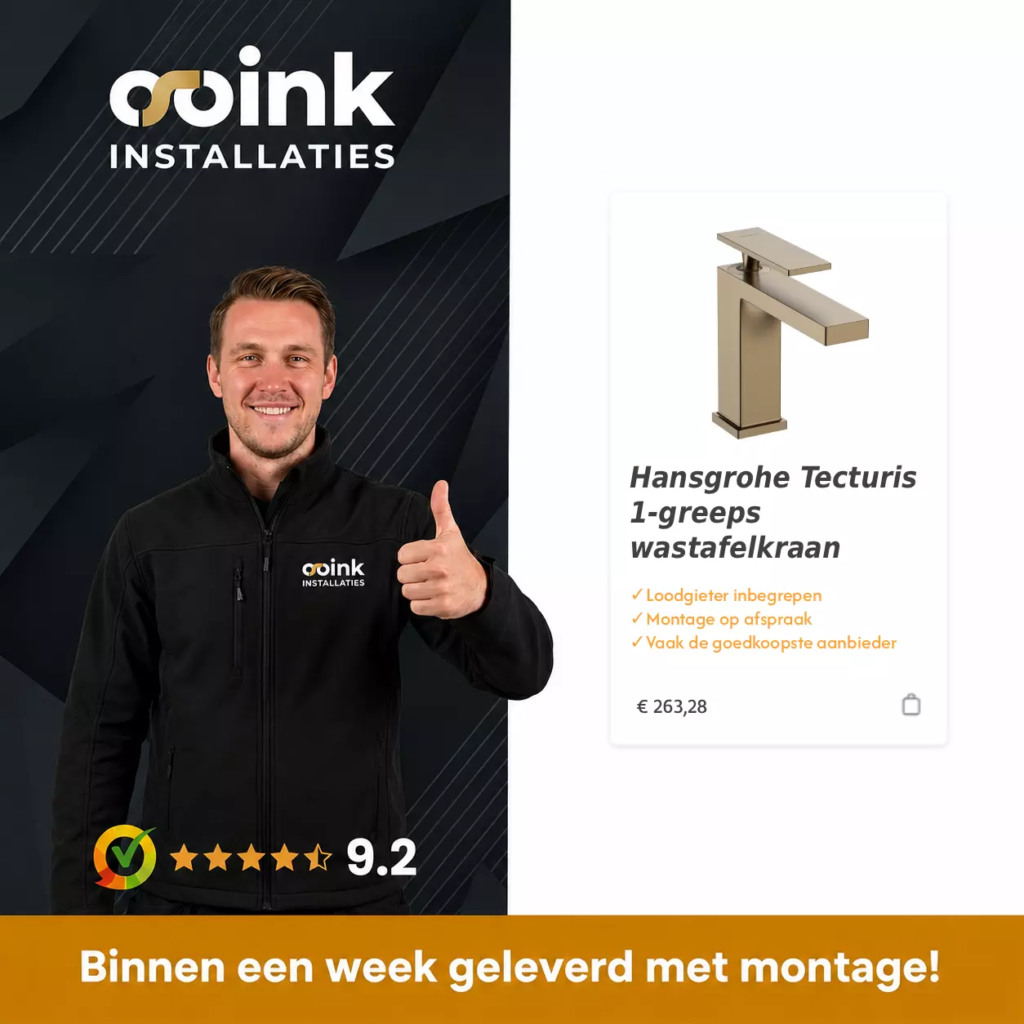 kraan kopen met montage