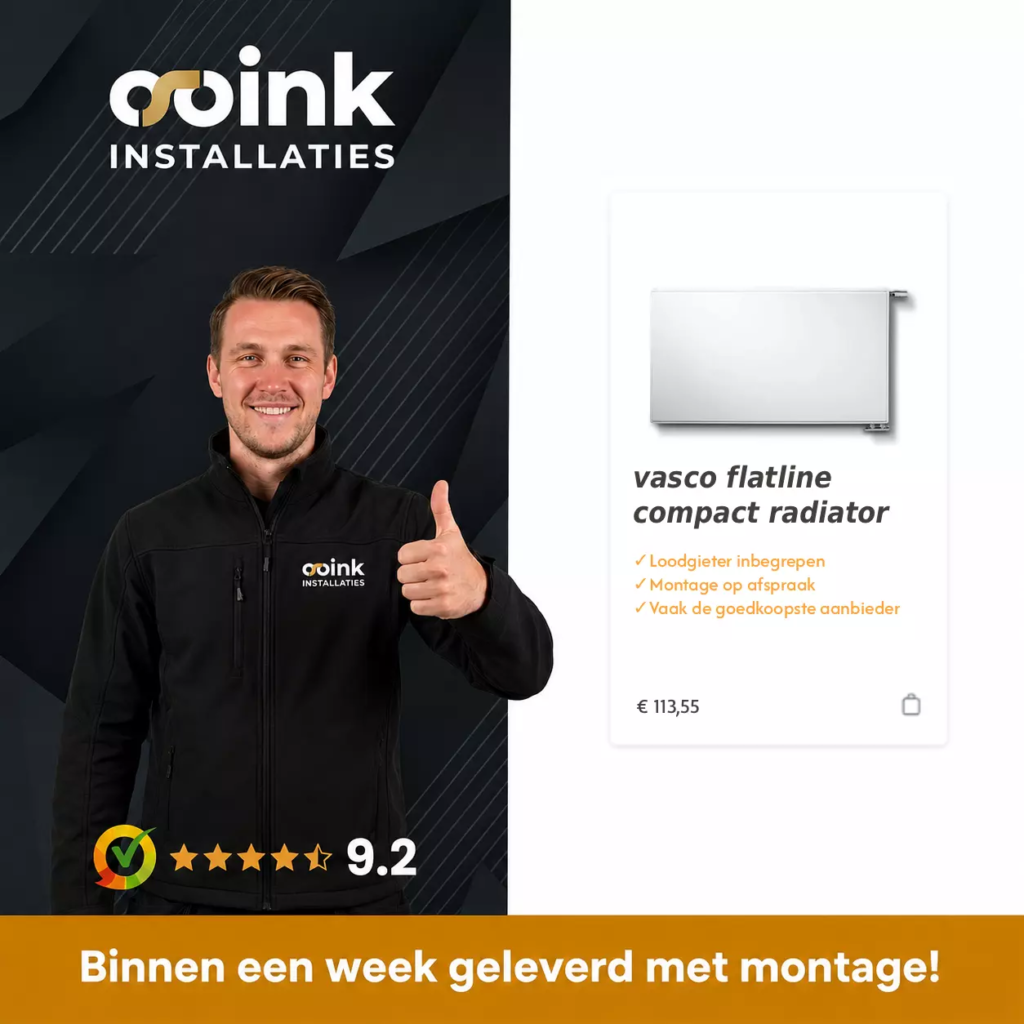 Radiatoren kopen inclusief montage