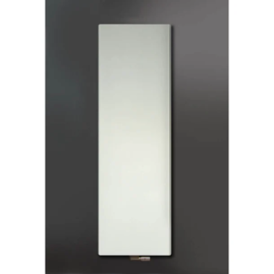 Vasco Niva Soft NS1L1 verticale designradiator enkel RAL 9016 wit