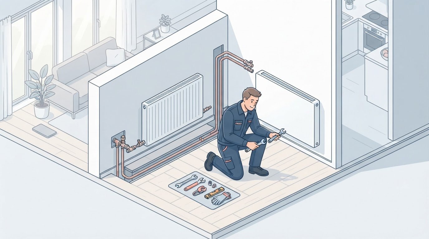 Radiator verplaatsen kosten: welke factoren bepalen het werk?