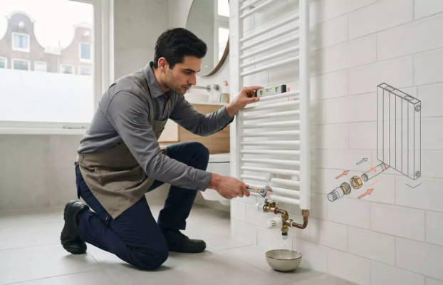 Handdoekradiator laten aansluiten: zo pak je het vakkundig aan
