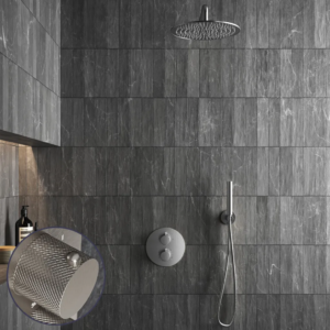 Saniclear Exclusive Curved inbouw regendouche rond met 20cm hoofddouche en muurarm RVS - Loodgieter in hengelo