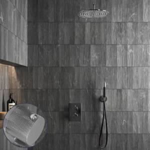 Saniclear Talpa Curved Pro inbouw regendouche met 30cm hoofddouche en muurarm chroom - Loodgieter in hengelo