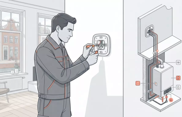 Thermostaat laten vervangen door een installateur