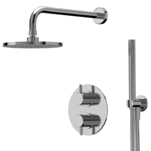 Xenz Duero - Douche inbouwset thermostatisch chroom incl. Tec-Box - Loodgieter in hengelo