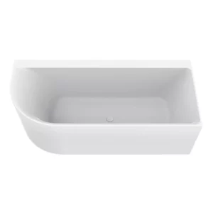 Wiesbaden Zenn acryl hoekbad rechts met waste 1