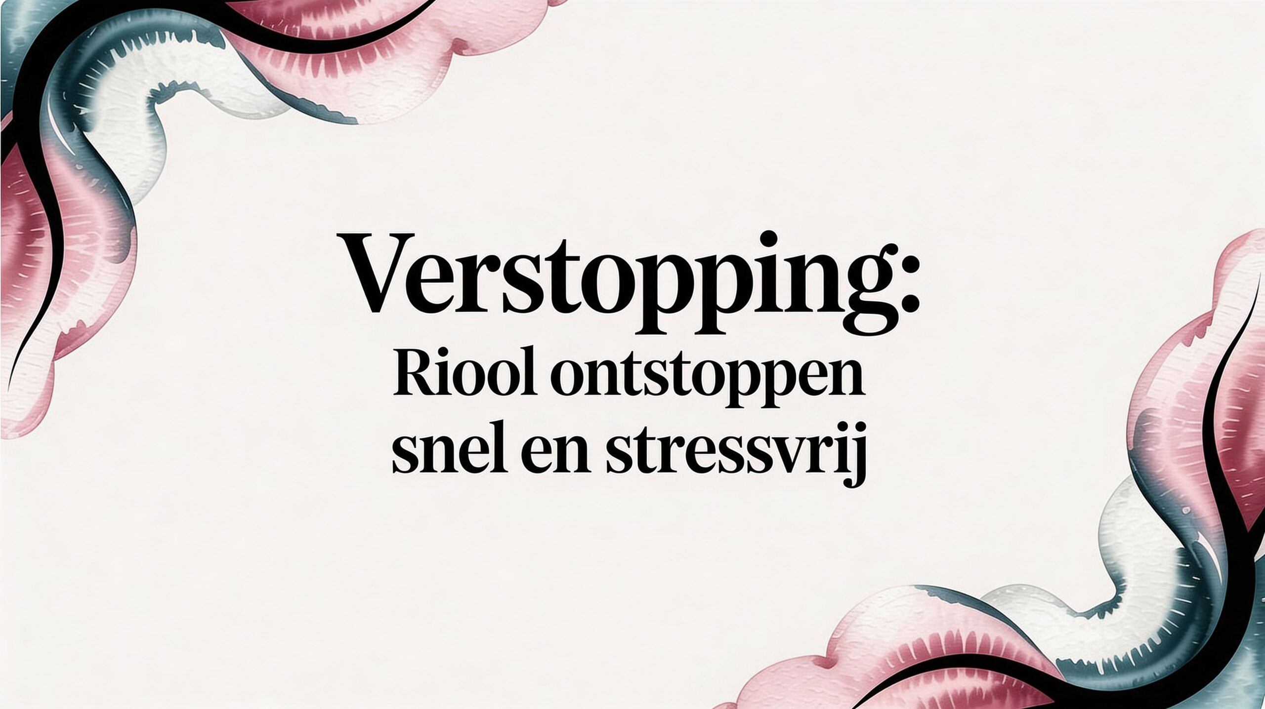 Verstopping: verstopping riool oplossen snel en stressvrij