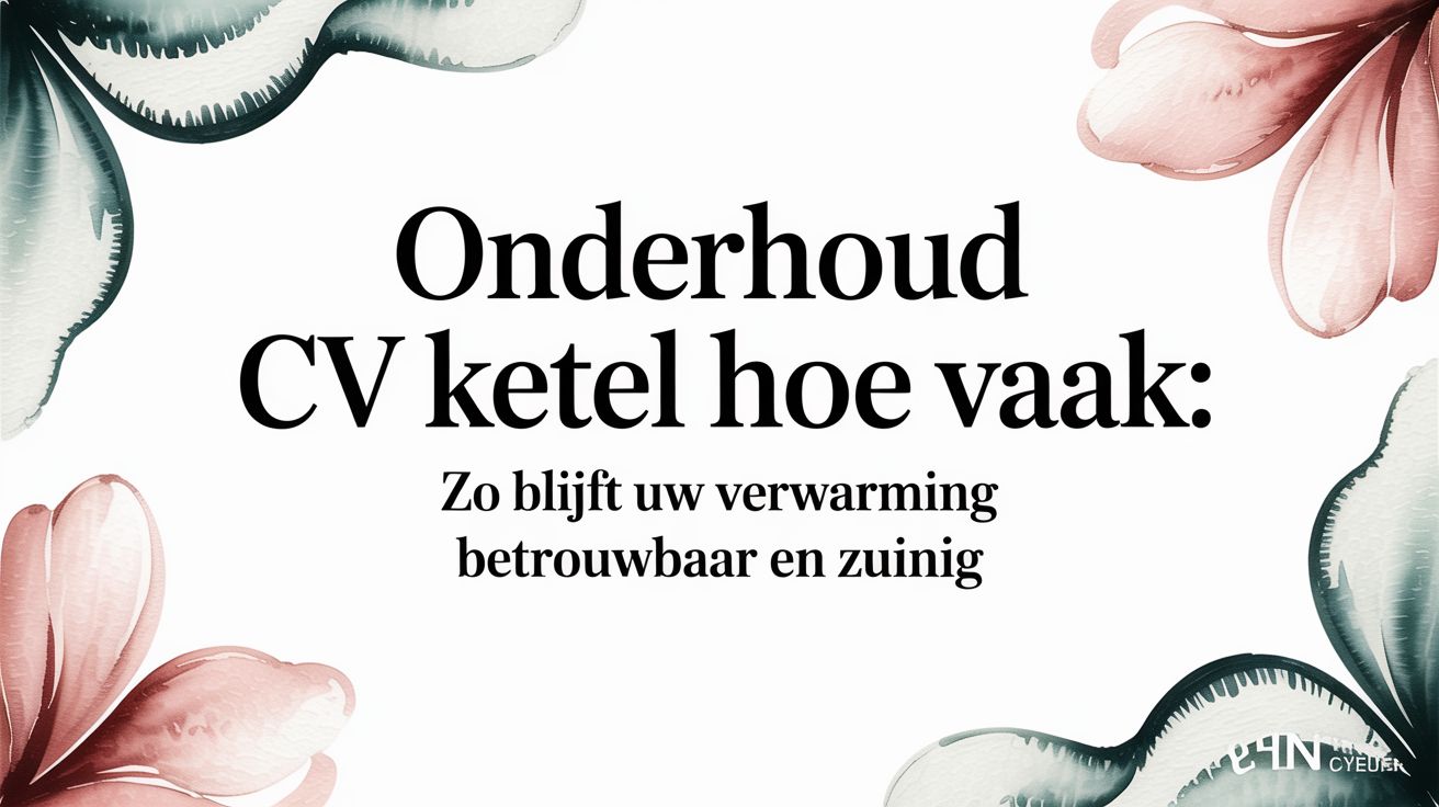 Onderhoud cv ketel hoe vaak: zo blijft uw verwarming betrouwbaar en zuinig