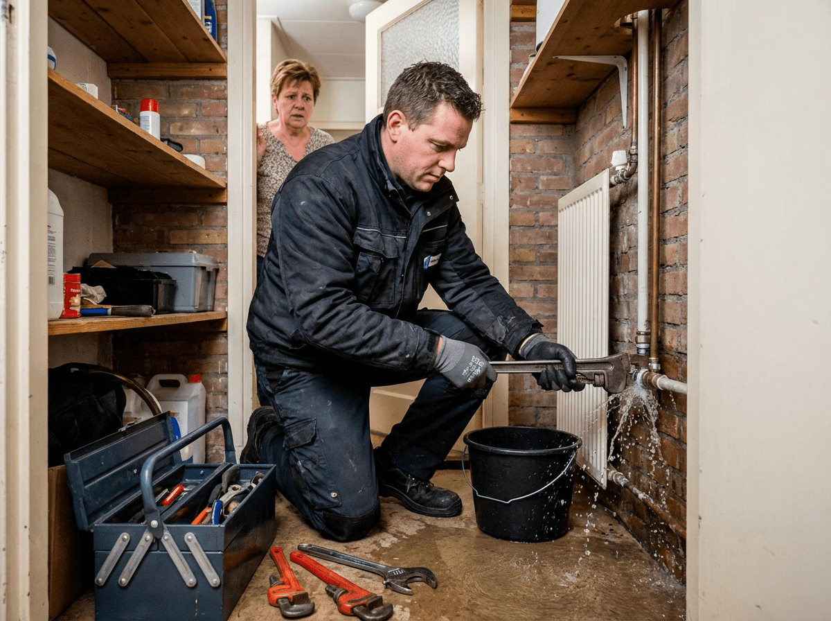 Urgente lekkage of waterschade in Nederlands huis